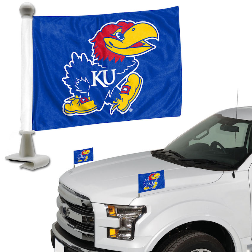 Kansas Jayhawks Ambassador Car Flags