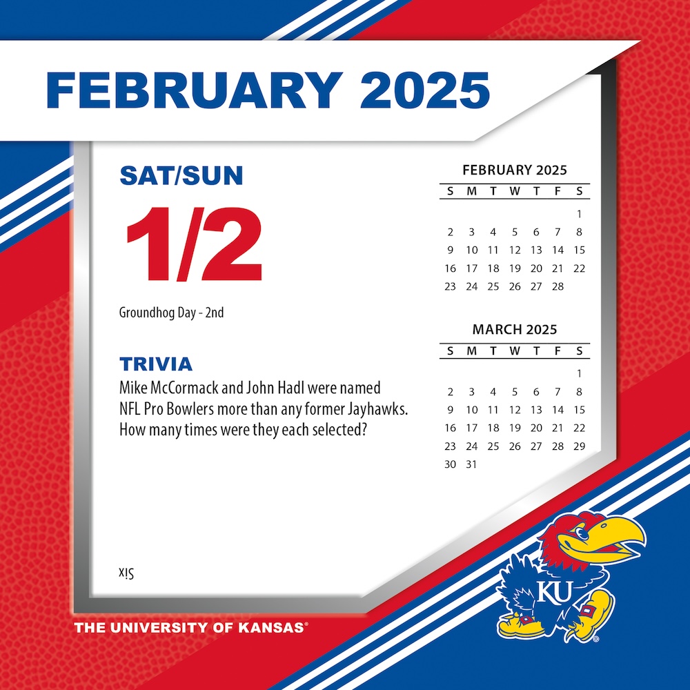 Kansas Jayhawks 2025 NCAA Page-A-Day Box Calendar