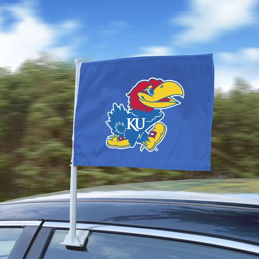 Kansas Jayhawks Car Flag