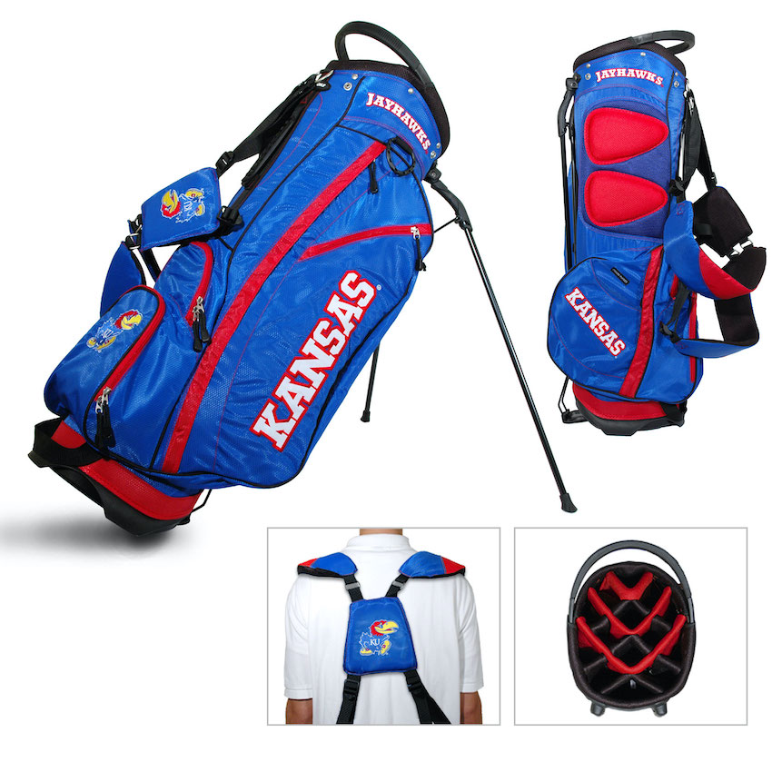 Kansas Jayhawks Fairway Carry Stand Golf Bag