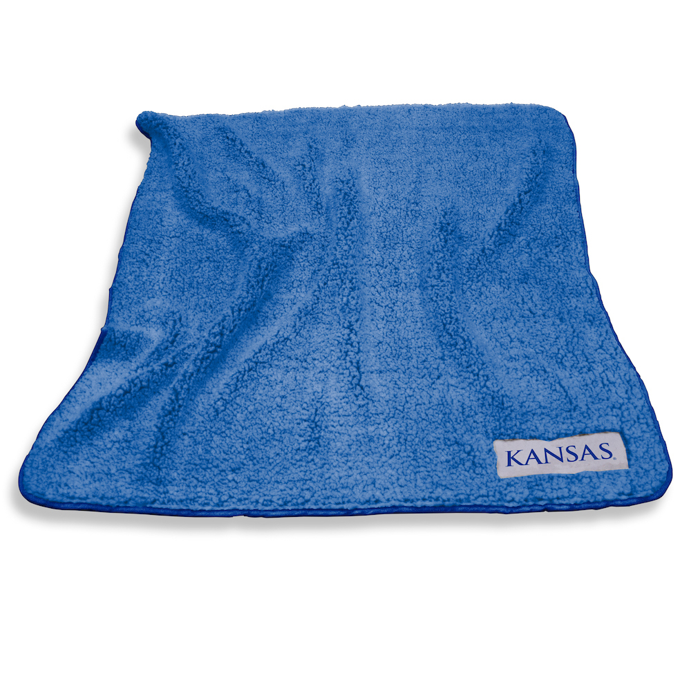 Kansas Jayhawks Color Frosty Throw Blanket