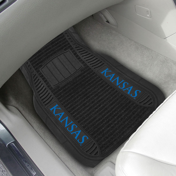 Kansas Jayhawks Deluxe 20 x 27 Car Floor Mats