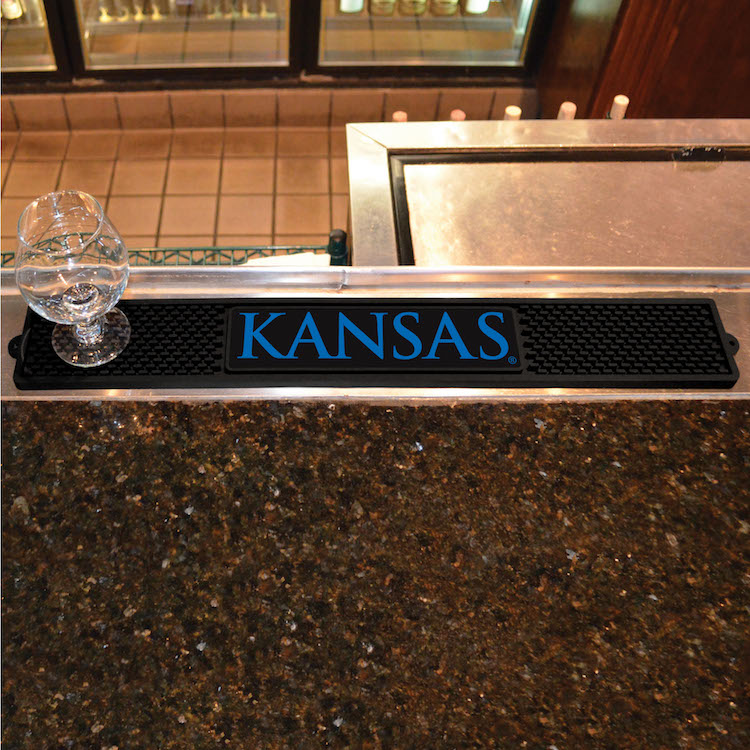 Kansas Jayhawks Bar Drink Mat