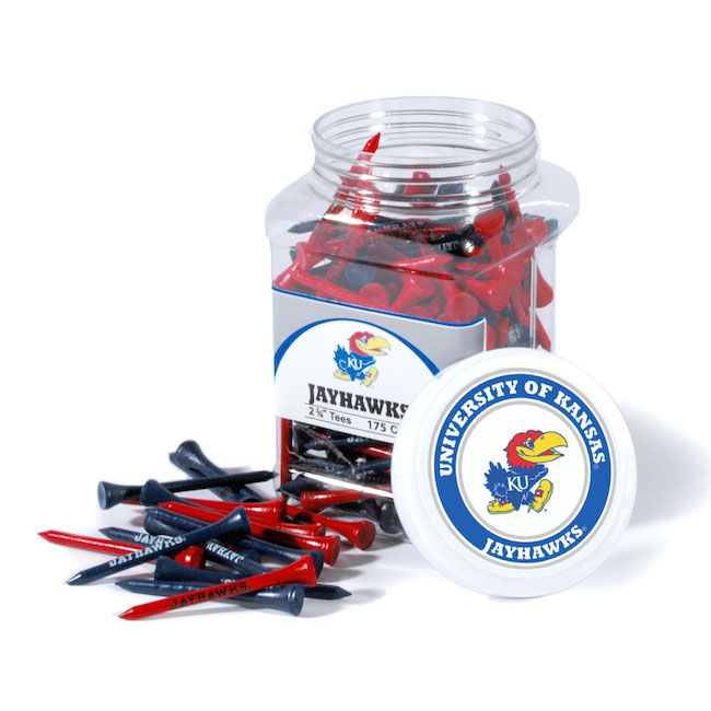 Kansas Jayhawks 175 imprinted Tee Jar