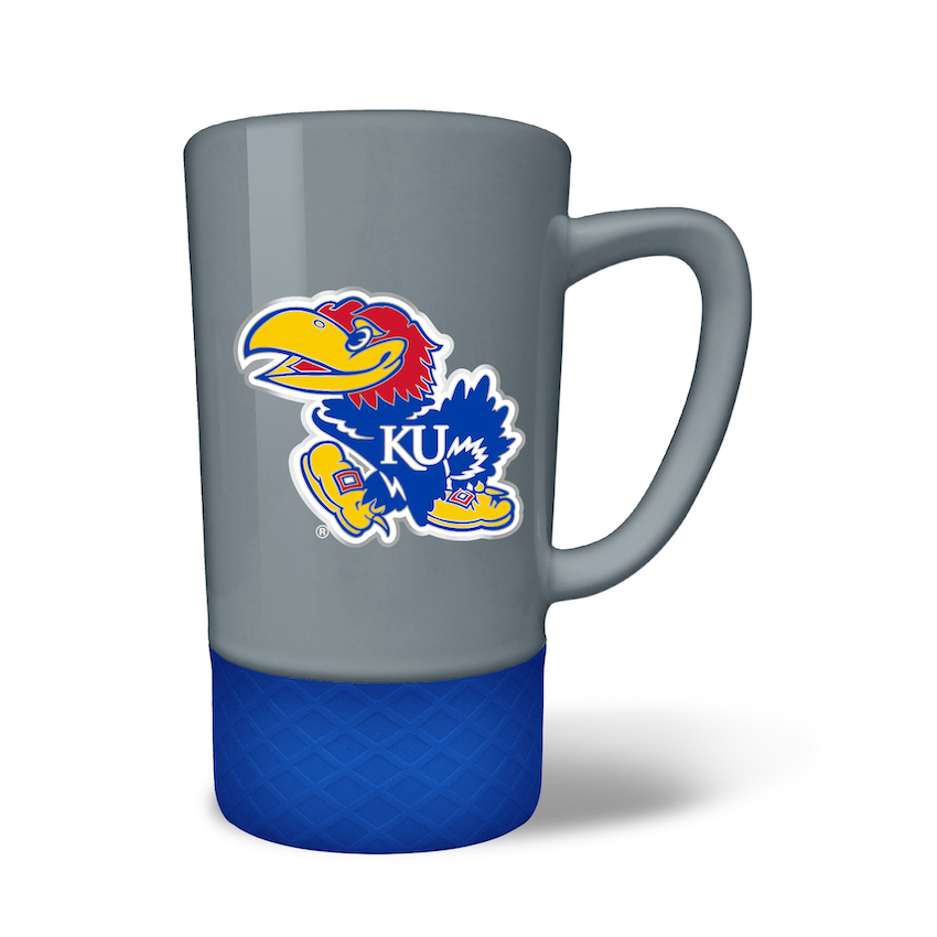 Kansas Jayhawks 15 oz Team Colored JUMP Mug