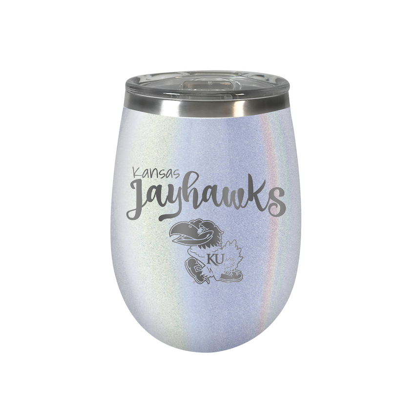 Kansas Jayhawks 10 oz OPAL Wine Tumbler