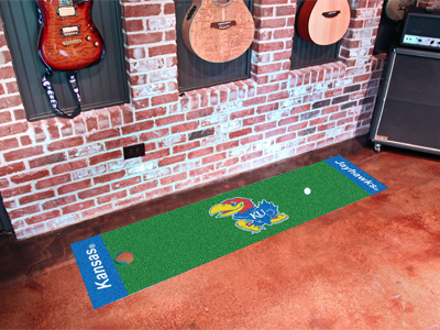 Kansas Jayhawks Putting Green Mat 18 x 72