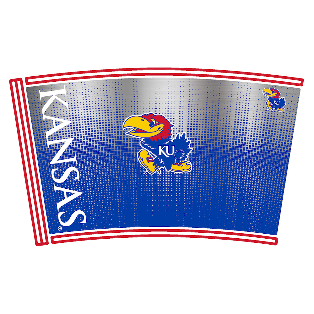 Kansas Jayhawks 18 oz ROADIE Travel Tumbler