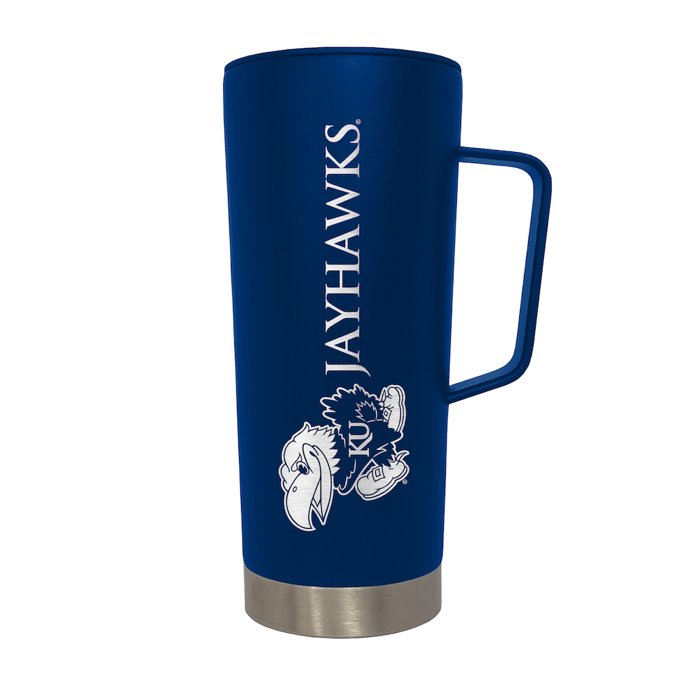 Kansas Jayhawks 18 oz ROADIE Tumbler With Handle