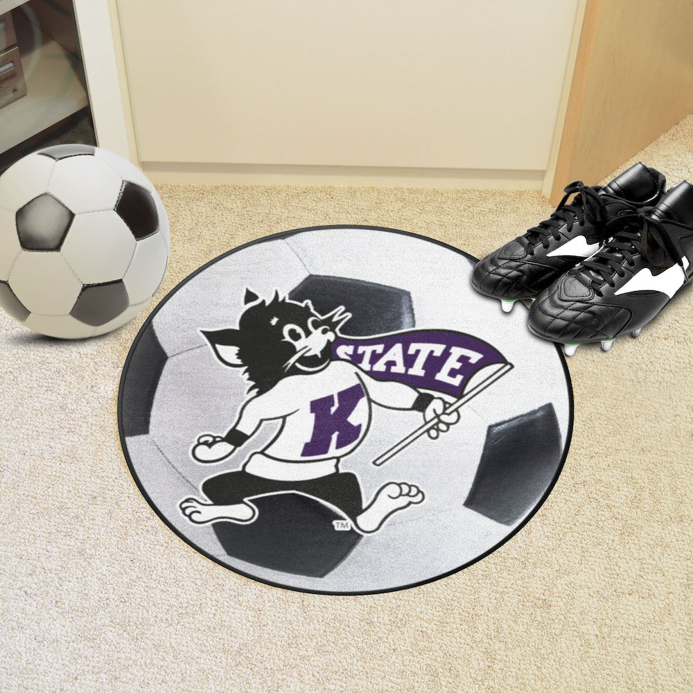 Kansas State Wildcats SOCCER BALL Mat - 2nd Logo