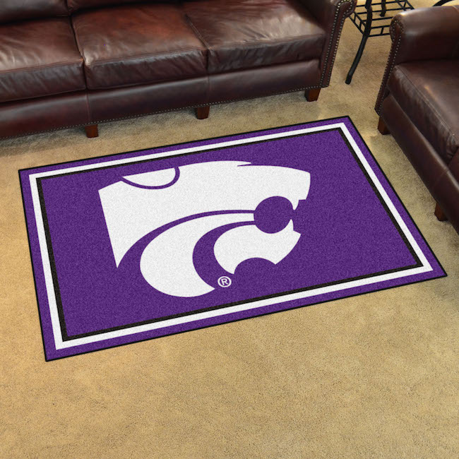 Kansas State Wildcats 4x6 Area Rug