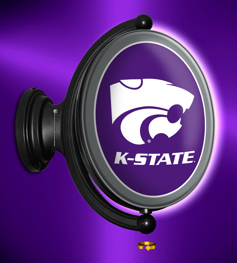 Kansas State Wildcats LED Rotating Wall Sign ~ PURPLE