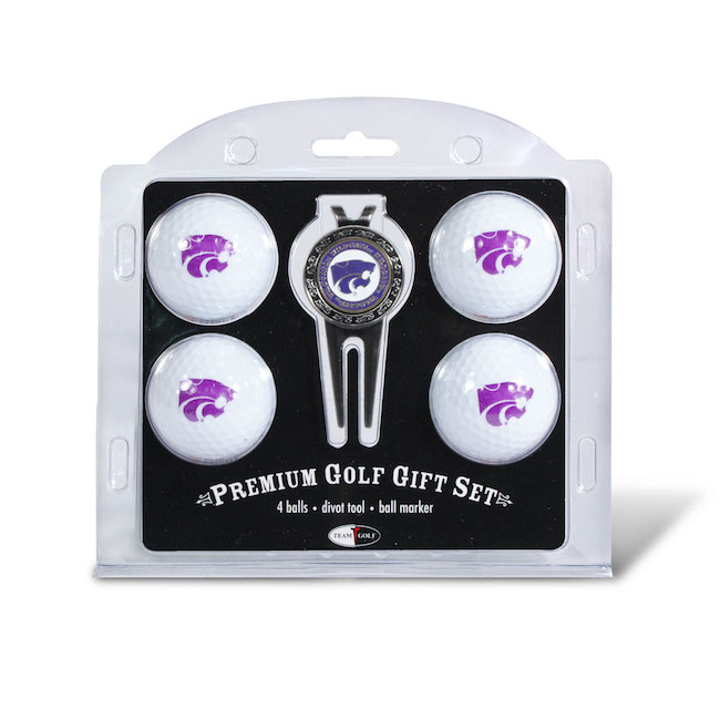 Kansas State Wildcats 4 Golf Ball and Divot Tool Set