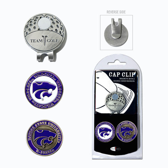 Kansas State Wildcats Hat Clip With 2 Ball Markers