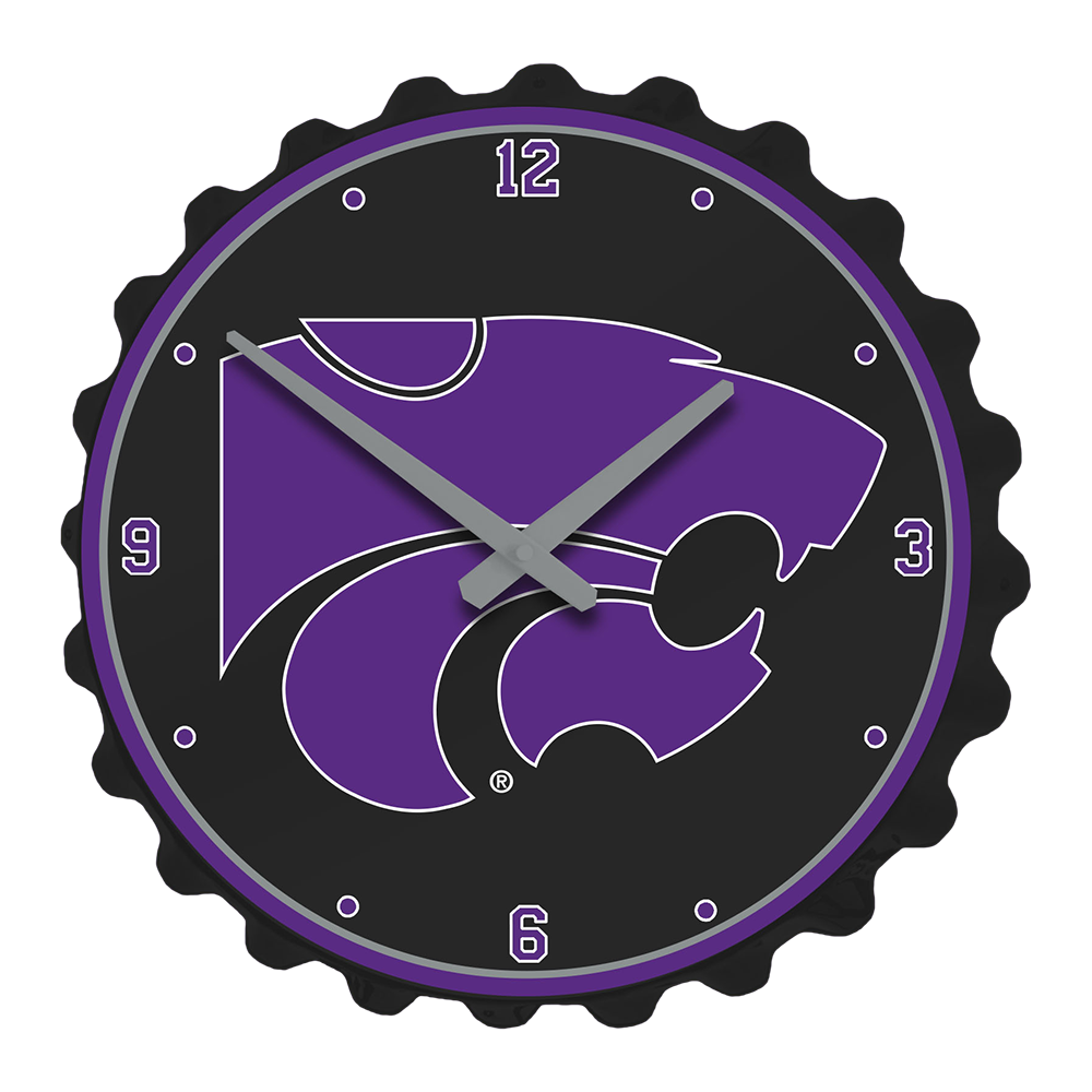 Kansas State Wildcats Bottle Cap Wall Clock