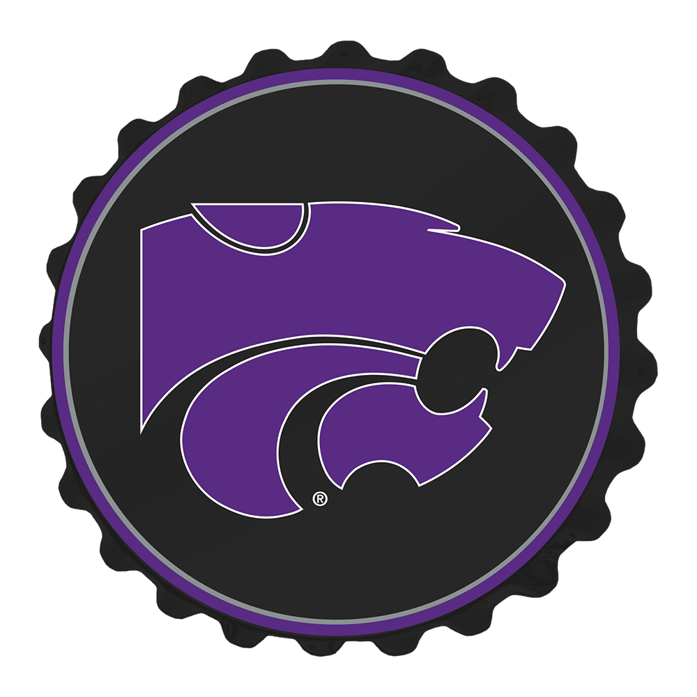 Kansas State Wildcats Bottle Cap Wall Sign