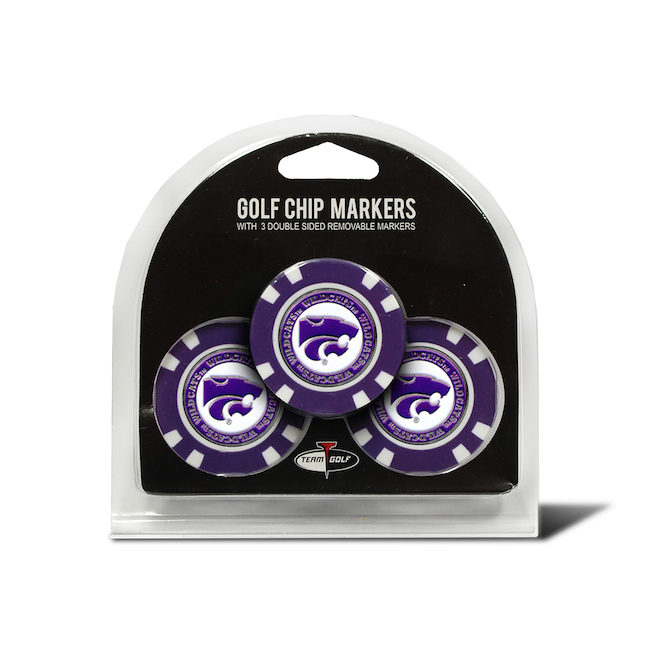 Kansas State Wildcats 3 Pack Golf Chips