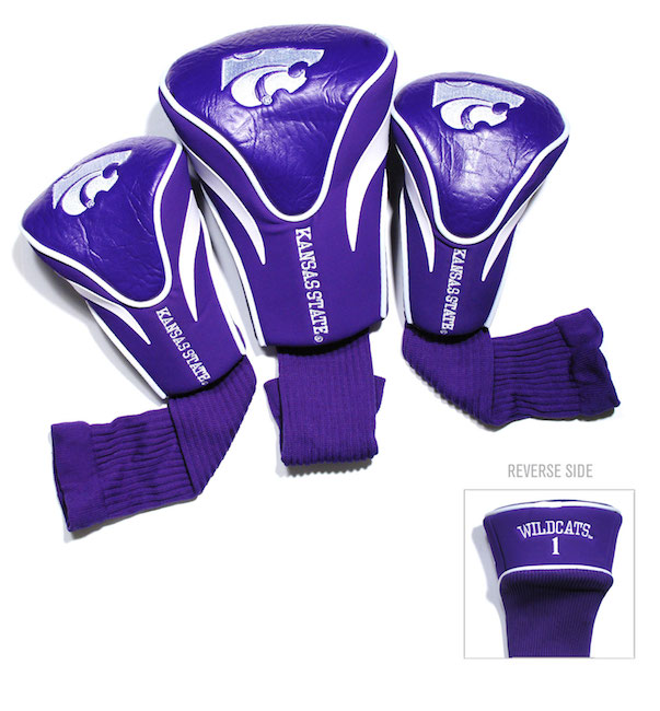 Kansas State Wildcats 3 Pack Contour Headcovers