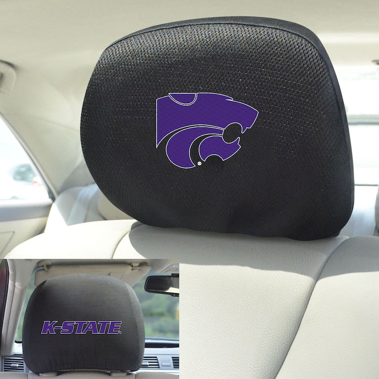 Kansas State Wildcats Head Rest Covers