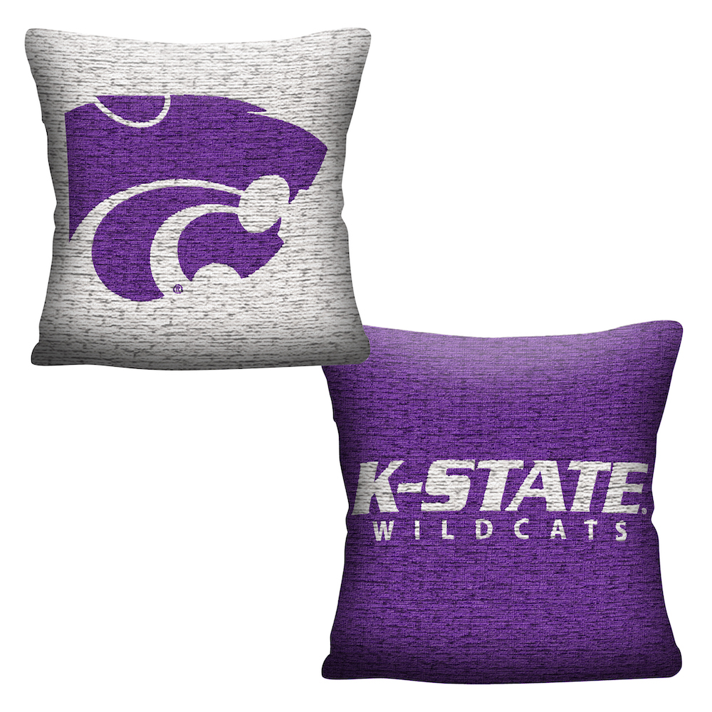 Kansas State Wildcats Double Sided INVERT Woven Pillow