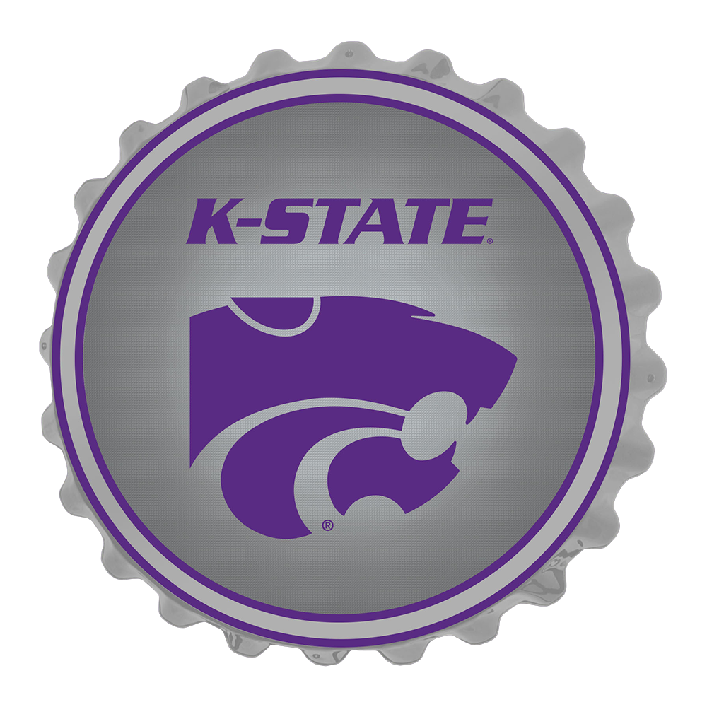 Kansas State Wildcats K-STATE Bottle Cap Wall Sign