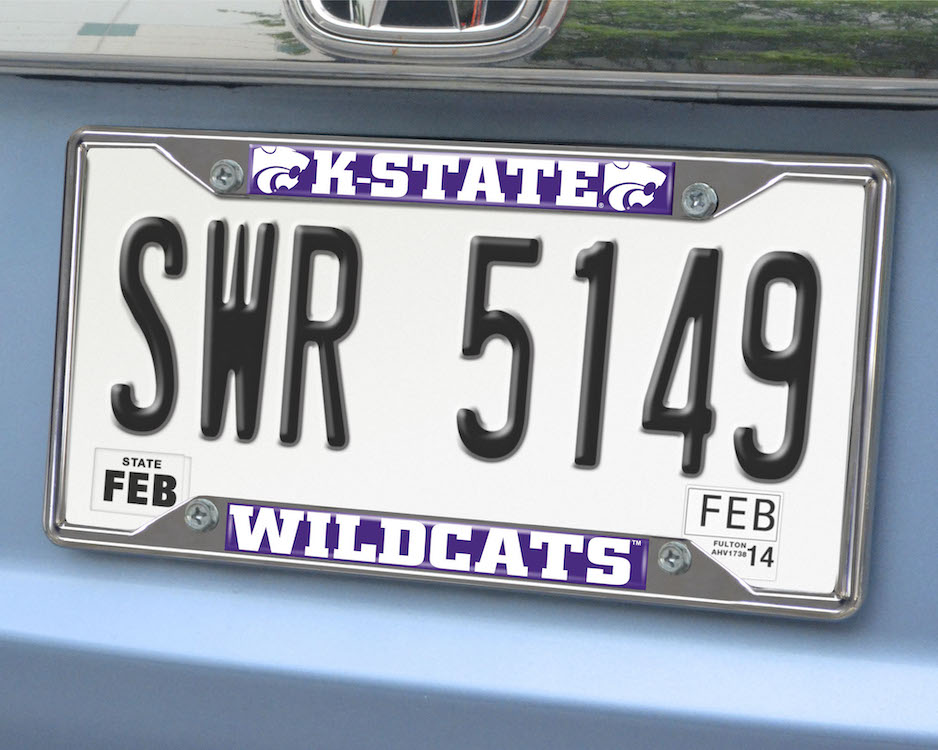 Kansas State Wildcats License Plate Frame