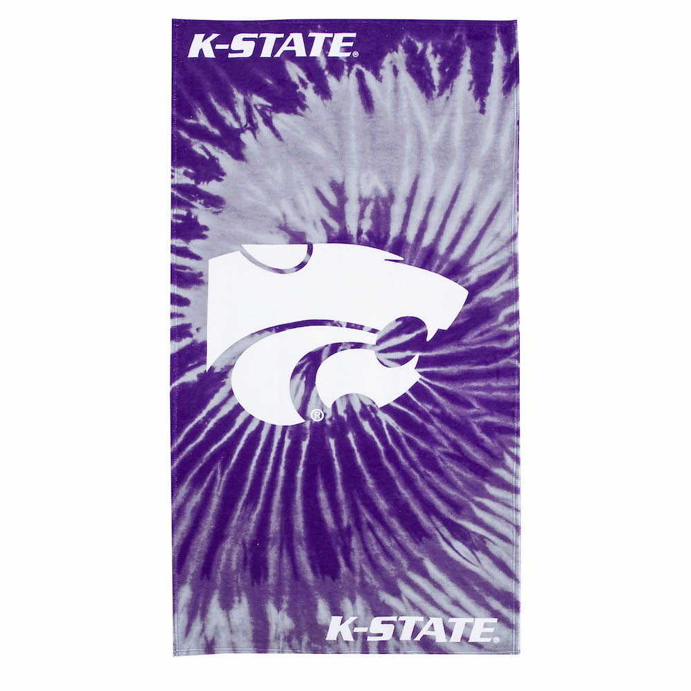 Kansas State Wildcats Pyschedelic 30x60 Beach Towel