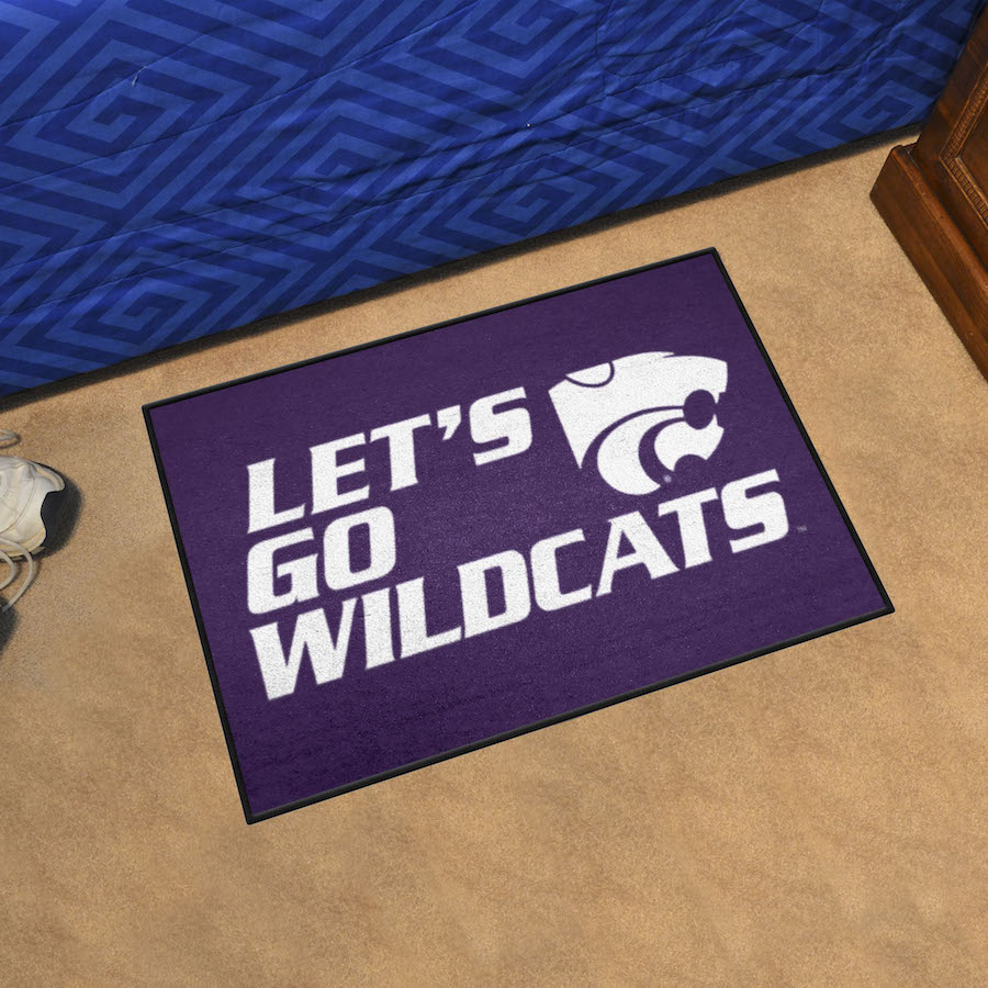 Kansas State Wildcats SLOGAN 20 x 30 Starter Floor Mat