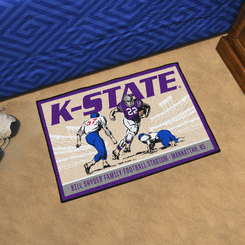 Kansas State Wildcats 20 x 30 TICKET Starter Floor Mat