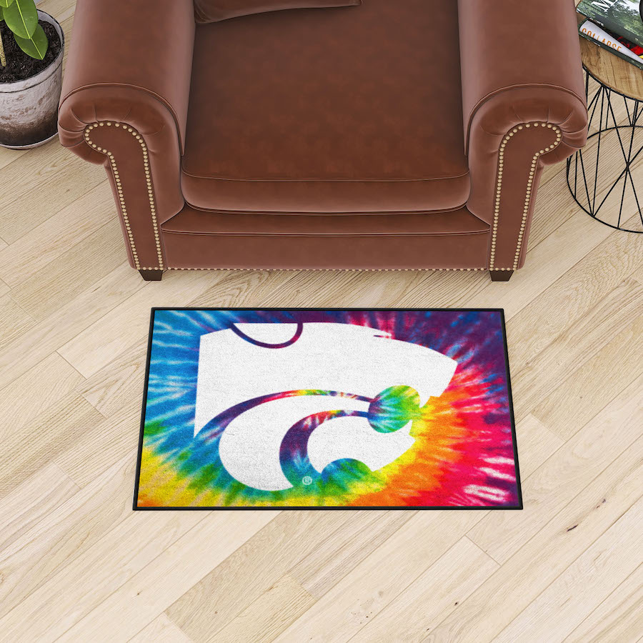 Kansas State Wildcats TIE-DIE 20 x 30 Starter Floor Mat