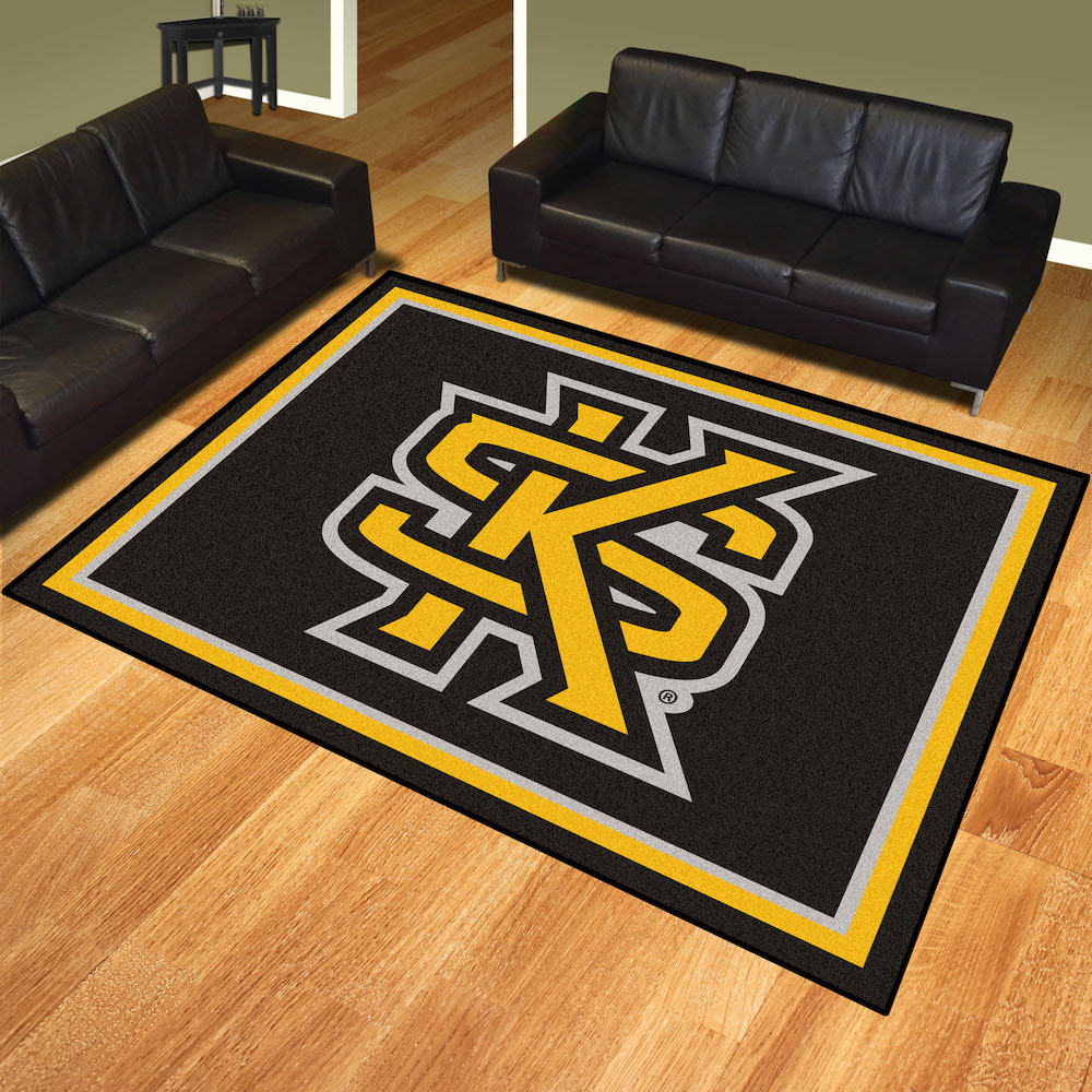 Kennesaw State Owls Ultra Plush 8x10 Area Rug