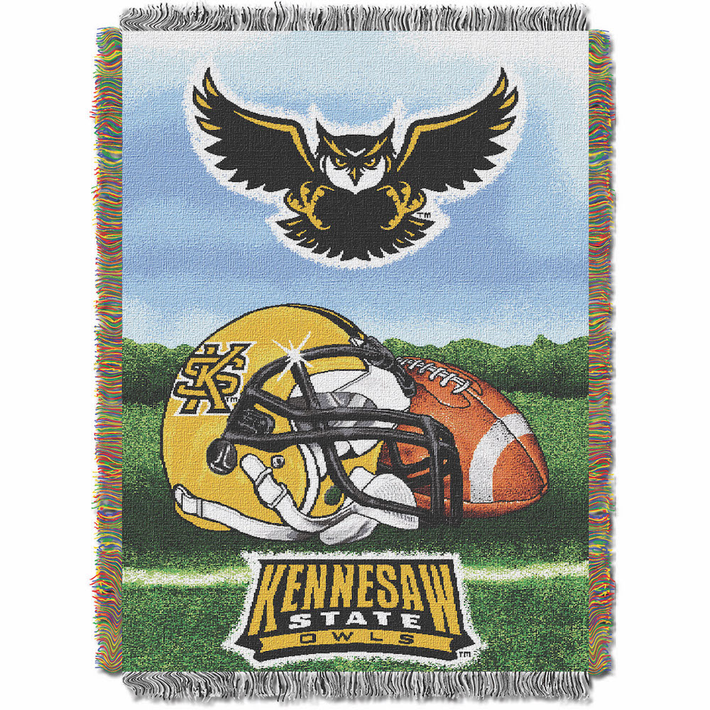 Kennesaw State Owls Home Field Advantage Series Tapestry Blanket 48 x 60