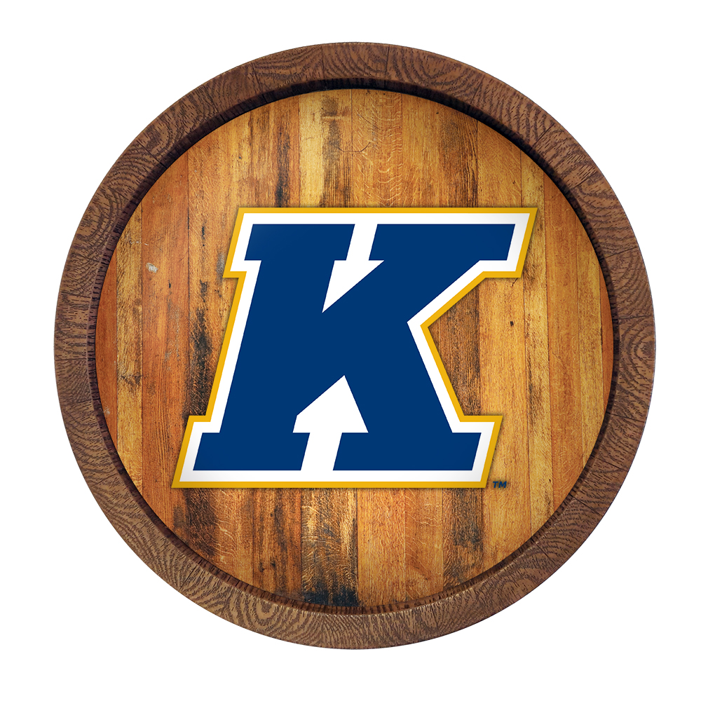 Kent State Golden Flashes FAUX Barrel Top Sign