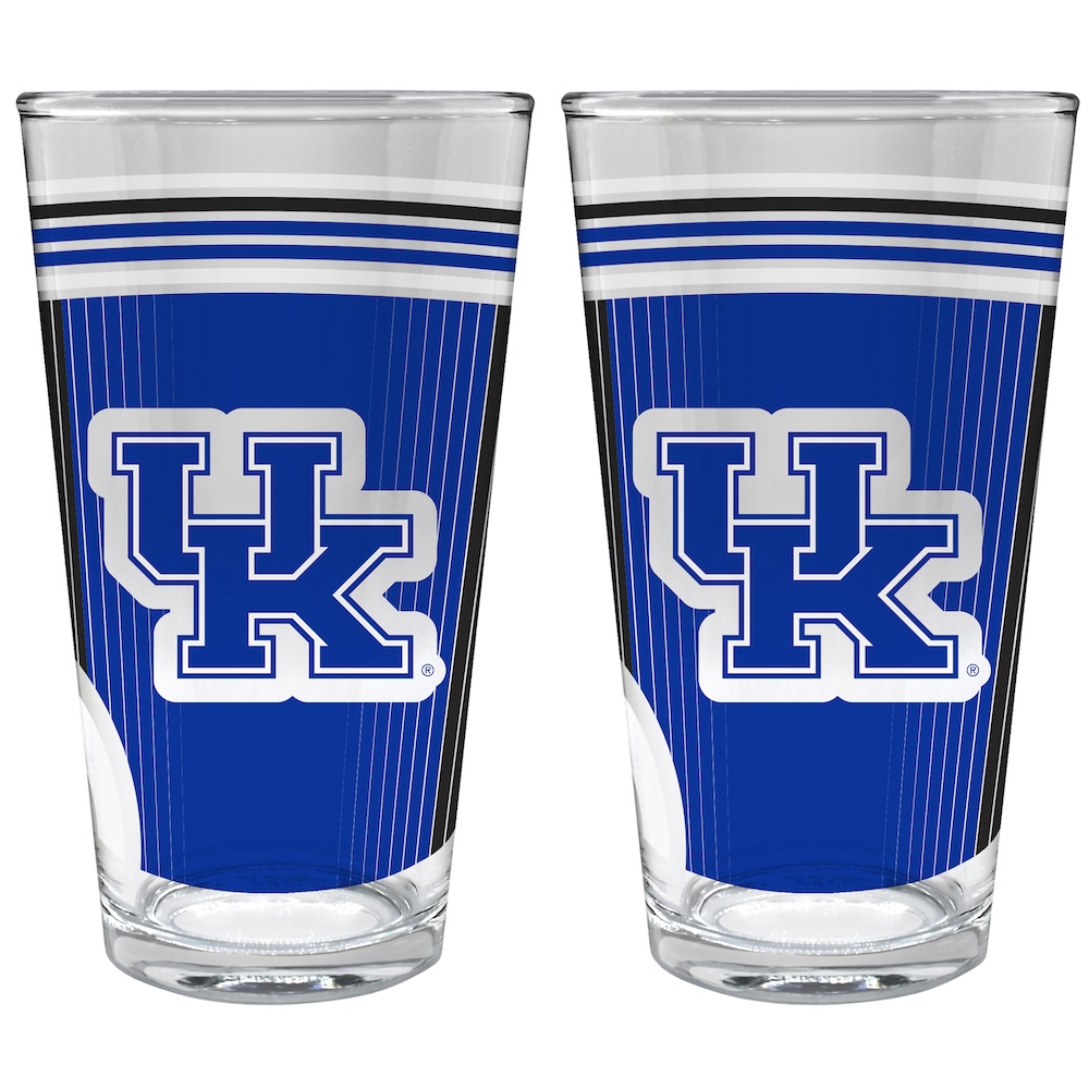 Kentucky Wildcats COOL VIBES 2 pc Pint Glass Set