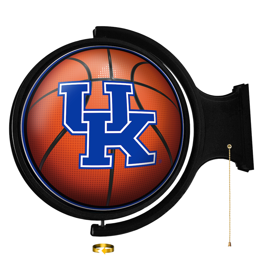 Kentucky Wildcats LED Rotating Wall Sign ~ BASKETBALL