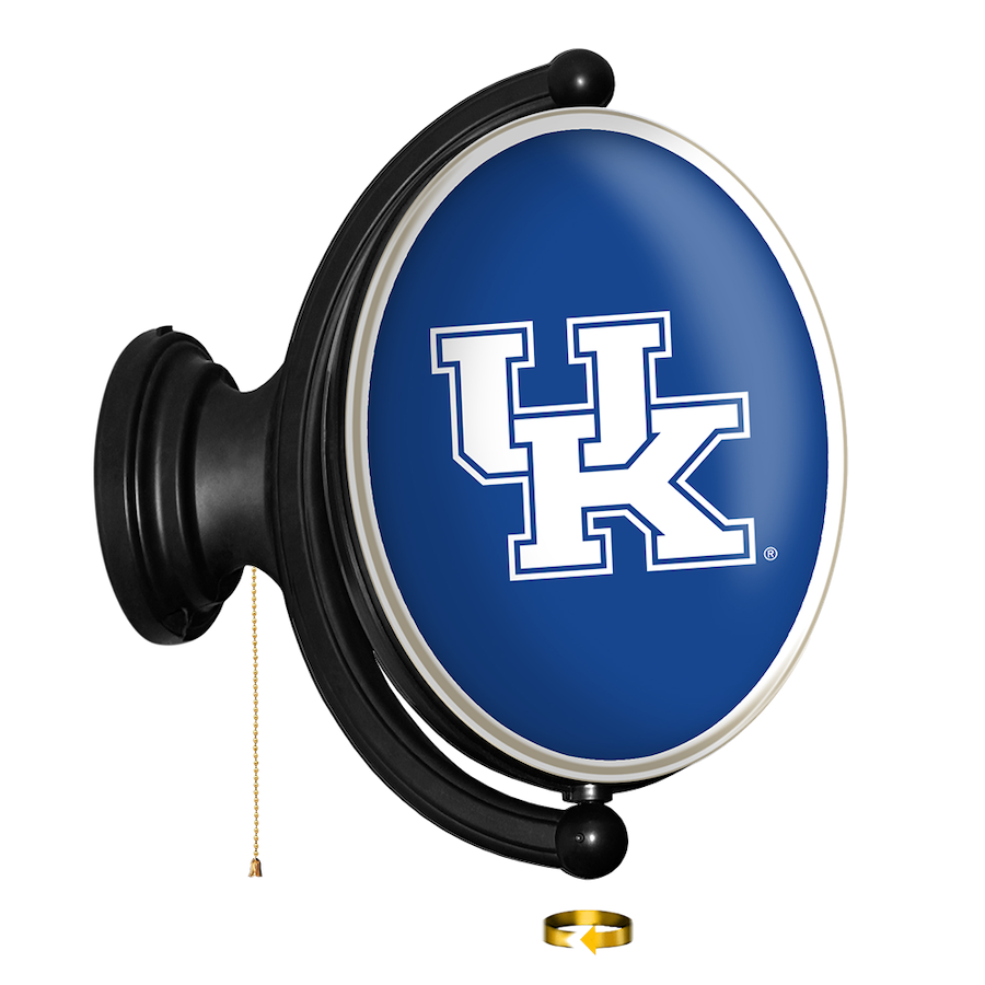 Kentucky Wildcats LED Rotating Wall Sign ~ OVAL