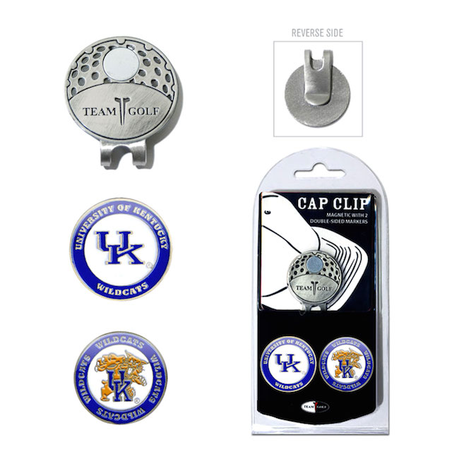 Kentucky Wildcats Hat Clip With 2 Ball Markers