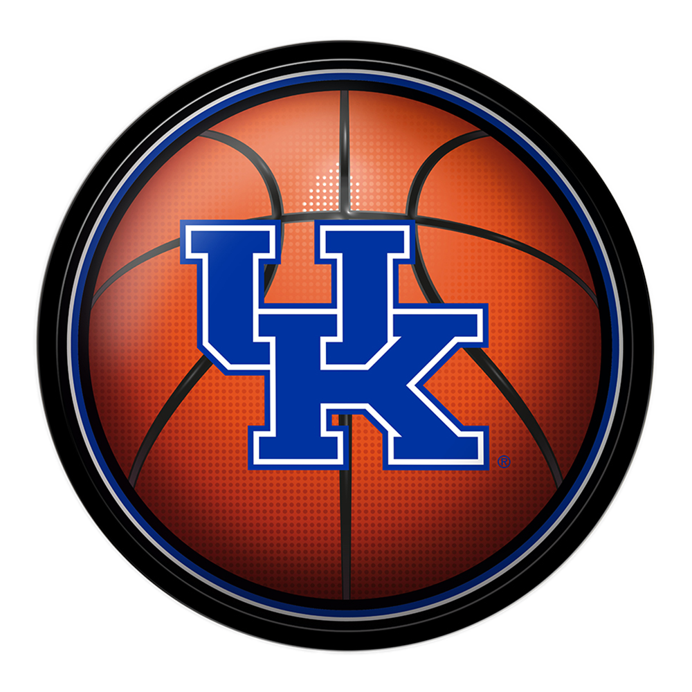 Kentucky Wildcats Modern Disc BASKETBALL Wall Sign