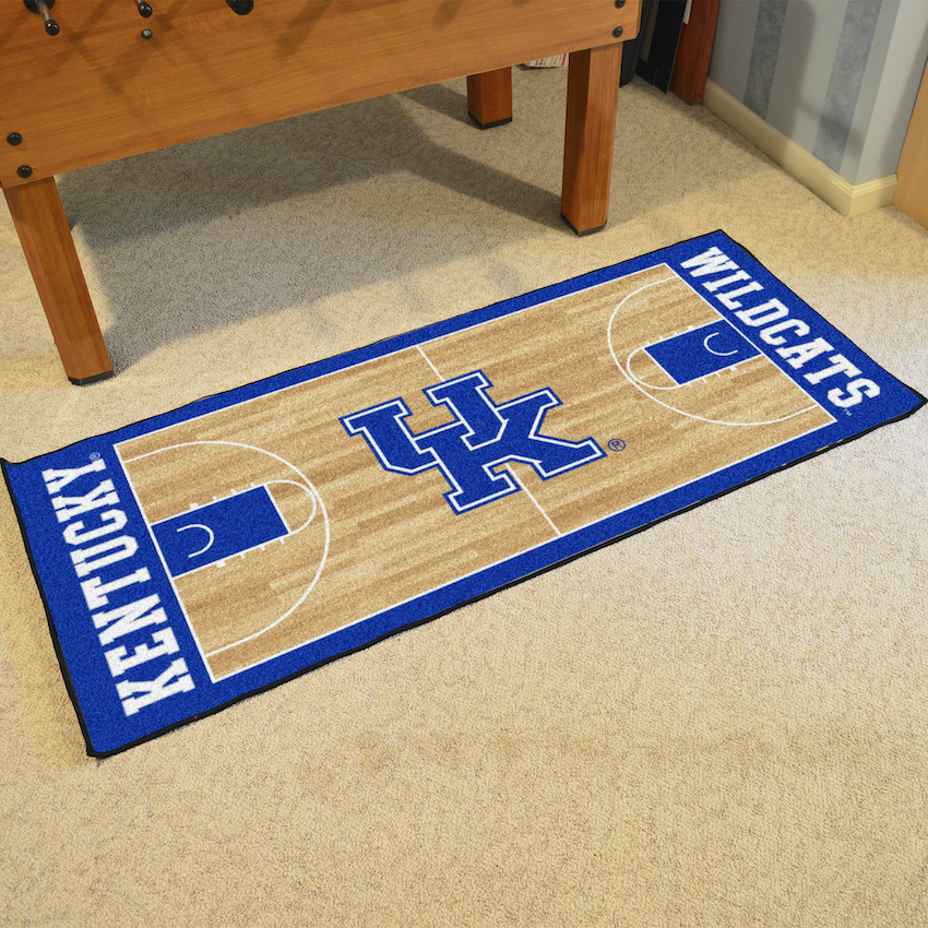Kentucky Wildcats 30 x 72 Basketball Court Carpet Runner