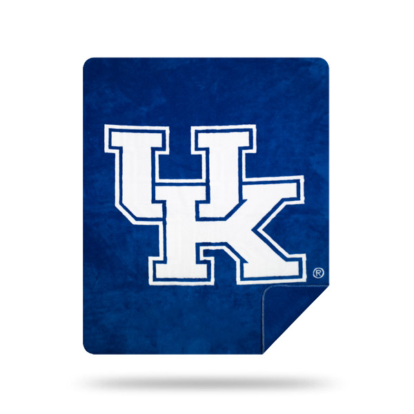 Kentucky Wildcats DENALI Silver Knit Throw