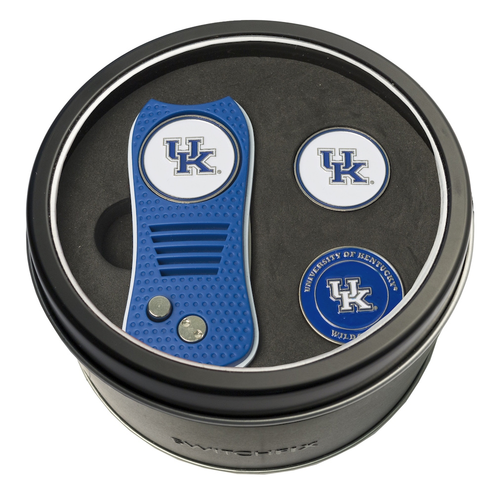 Kentucky Wildcats Switchblade Divot Tool and 2 Ball Marker Gift Pack