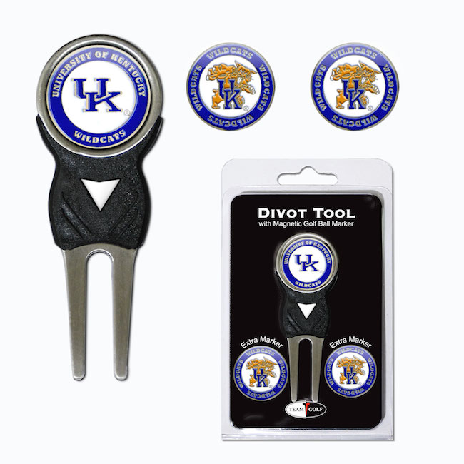 Kentucky Wildcats 3 Marker Signature Divot Tool Pack