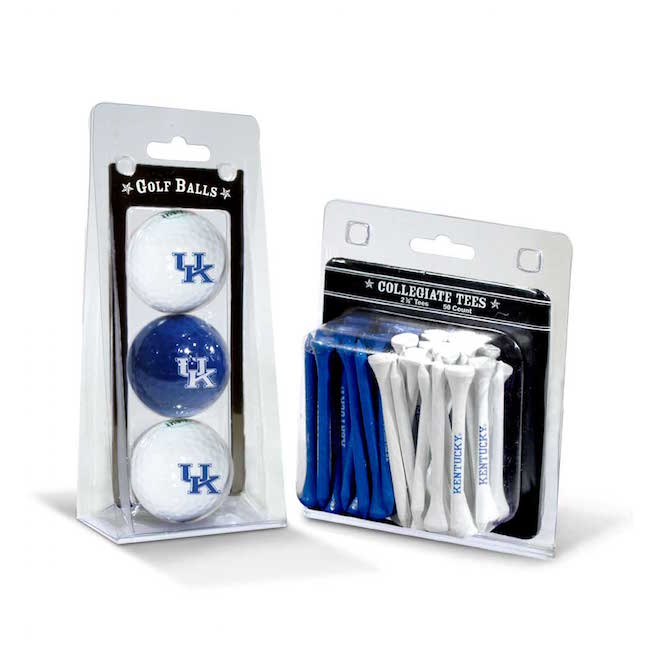 Kentucky Wildcats 3 Ball Pack and 50 Tee Pack