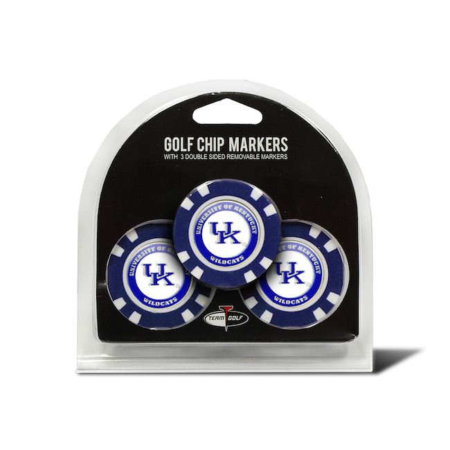 Kentucky Wildcats 3 Pack Golf Chips