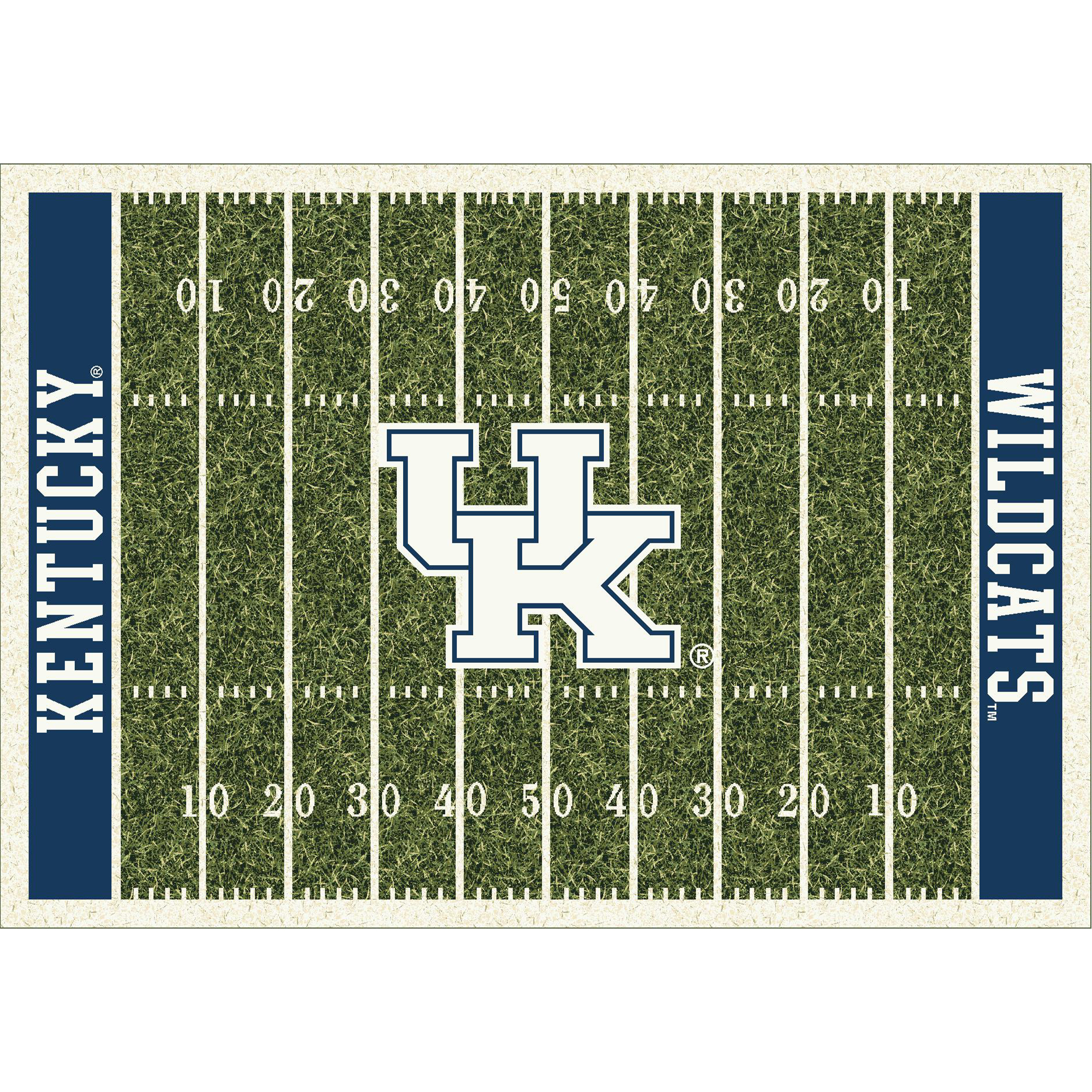 Kentucky Wildcats 8 X 11 HOMEFIELD Rug