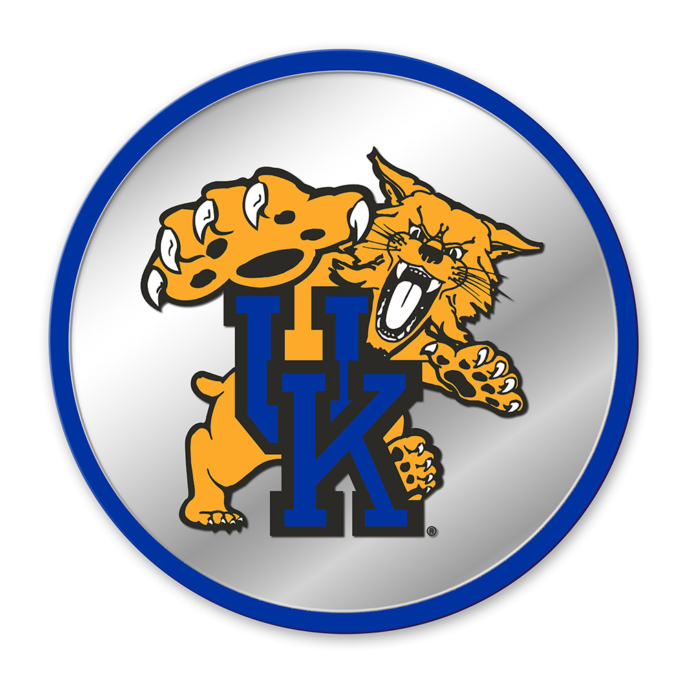 Kentucky Wildcats MASCOT Modern Disc Mirrored Wall Sign