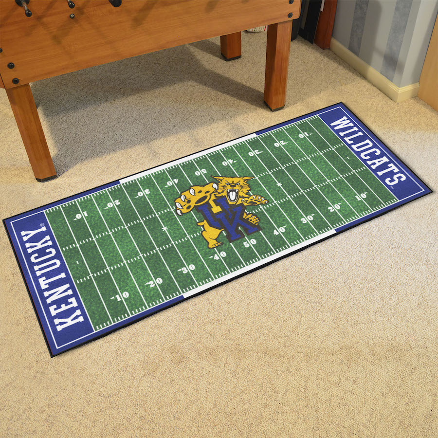 Kentucky Wildcats 30 x 72 Football Field Carpet Runner