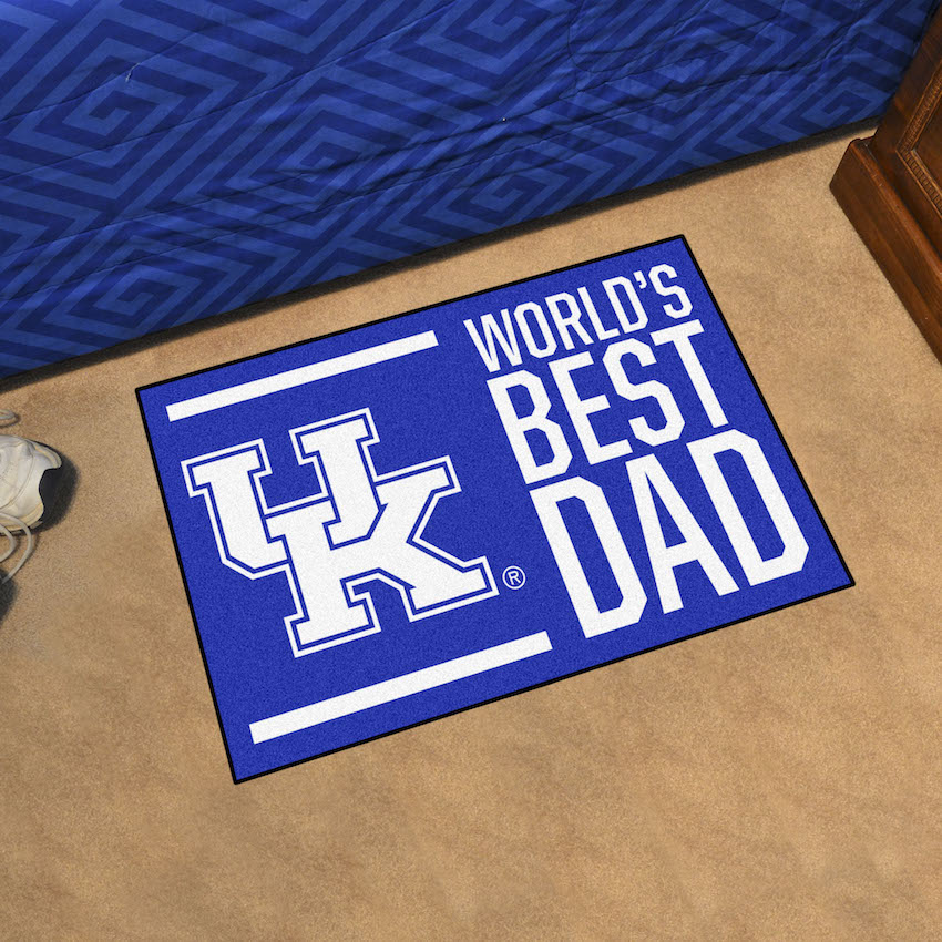 Kentucky Wildcats 20 x 30 WORLDS BEST DAD Floor Mat