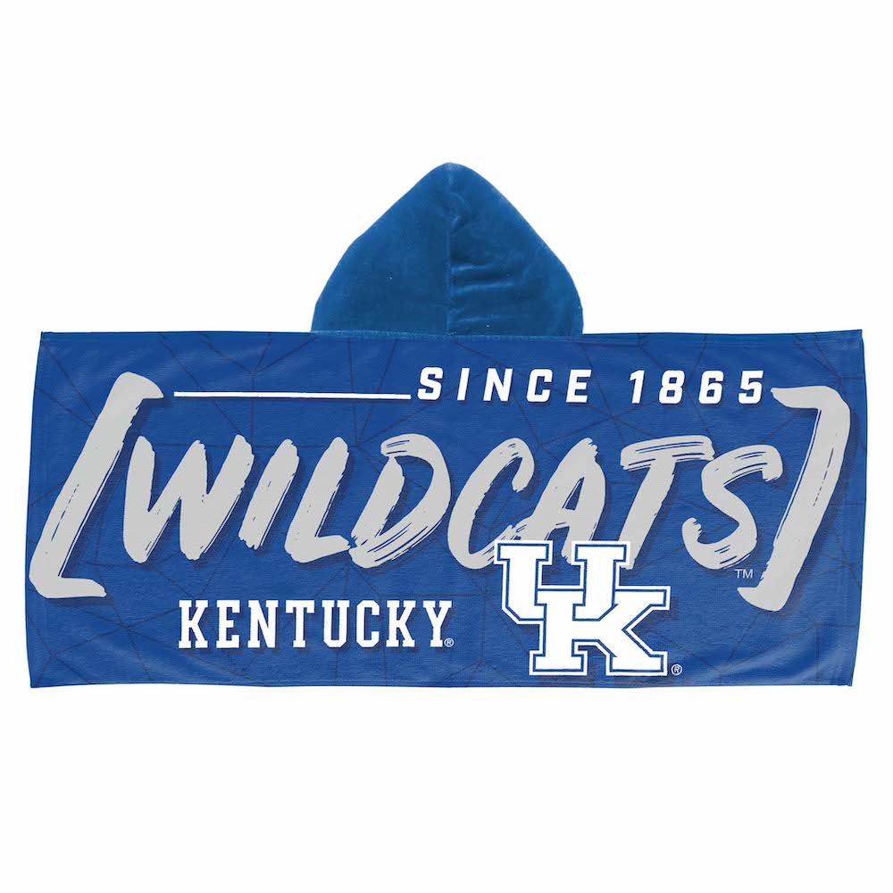 Kentucky Wildcats Youth Hooded Beach Towel