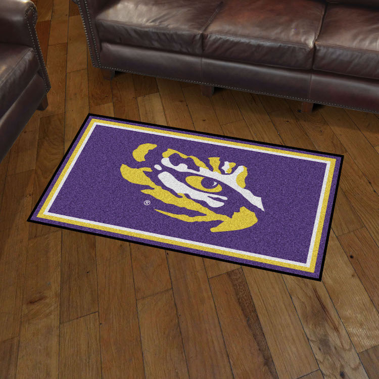 LSU Tigers 3x5 Area Rug